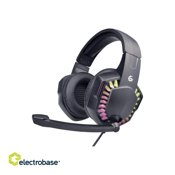 Gembird | Wired | On-Ear | Microphone | Gaming headset with LED light effect | GHS-06 фото 2