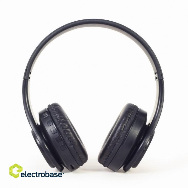 Gembird | Stereo Headset with LED Light Effects | BHP-LED-01 | Bluetooth | On-Ear | Wireless | Black фото 3