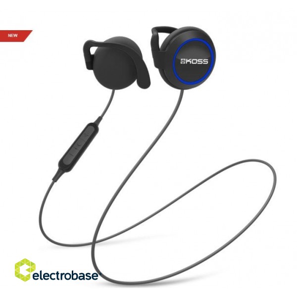 Koss | Headphones | BT221i | Wireless | In-ear | Microphone | Wireless | Black paveikslėlis 1