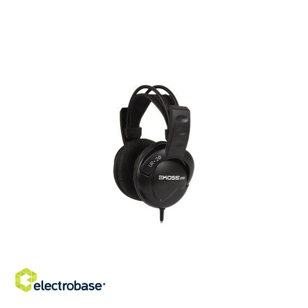 Koss | Headphones DJ Style | UR20 | Wired | On-Ear | Noise canceling | Black image 3