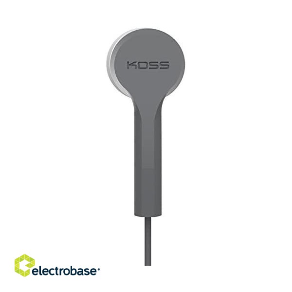 Koss | Headphones | KEB9iGRY | Wired | In-ear | Microphone | Gray image 4