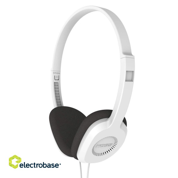 Koss | Headphones | KPH8w | Wired | On-Ear | White image 1