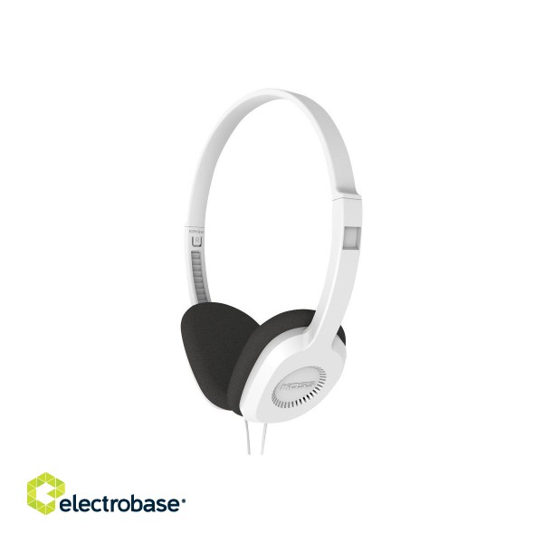 Koss | Headphones | KPH8w | Wired | On-Ear | White image 3