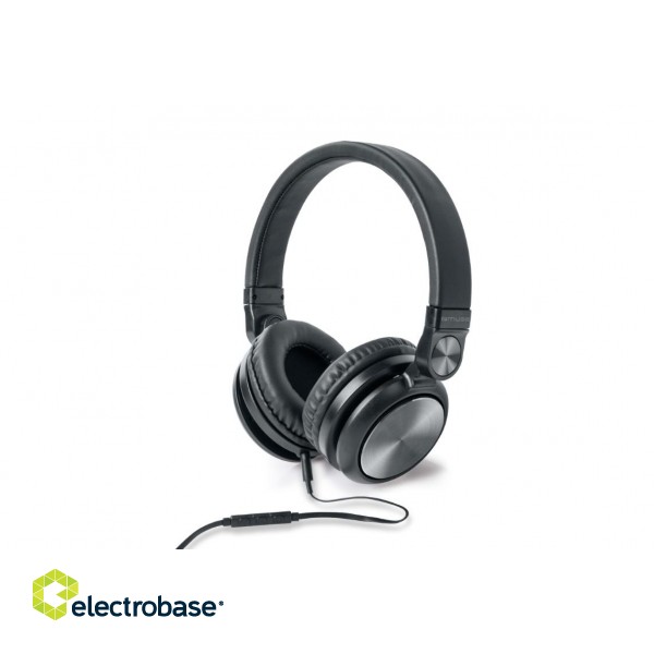 Muse | Stereo Headphones | M-220 CF | Wired | Over-Ear | Microphone | Black image 1