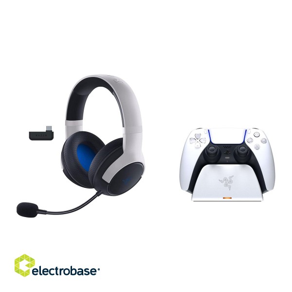 Razer | Gaming Headset for Xbox & Razer Charging Stand | Kaira | Wireless | Over-Ear | Microphone | Wireless | White image 1