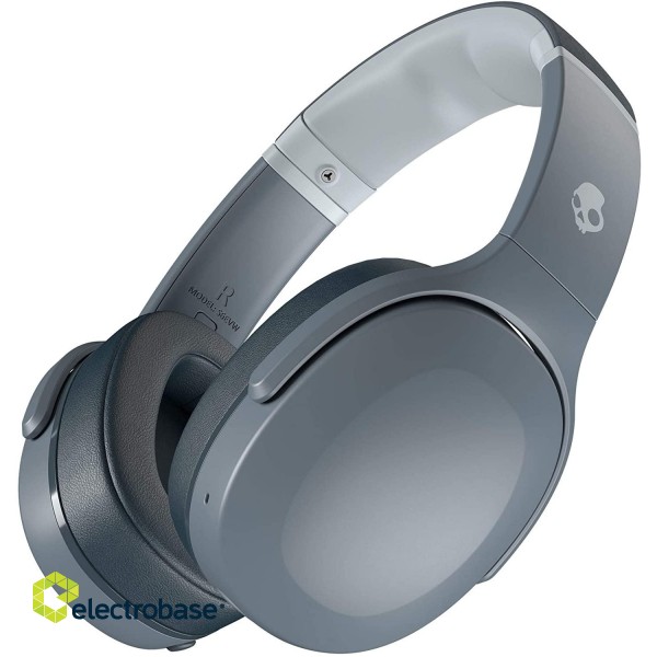 Skullcandy | Wireless Headphones | Crusher Evo | Wireless | Over-Ear | Microphone | Wireless | Chill Grey paveikslėlis 1