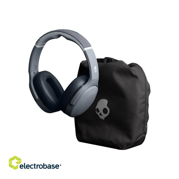 Skullcandy | Wireless Headphones | Crusher Evo | Wireless | Over-Ear | Microphone | Wireless | Chill Grey paveikslėlis 2