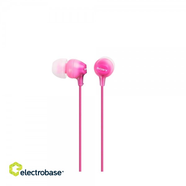 Sony | MDR-EX15LP | EX series | In-ear | Pink image 1