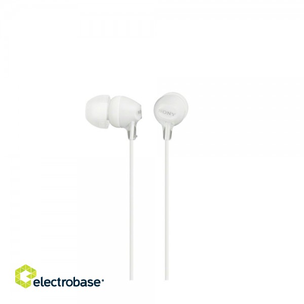 Sony | EX series | MDR-EX15AP | In-ear | White image 1