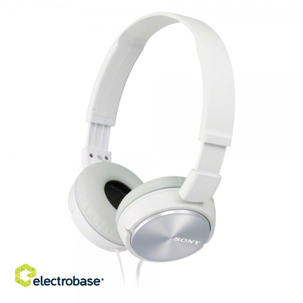 Sony | MDR-ZX310 | Foldable Headphones | Headband/On-Ear | White image 1