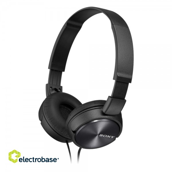 Sony | Foldable Headphones | MDR-ZX310 | Wired | On-Ear | Black image 1