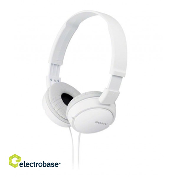 Sony | MDR-ZX110 | Headphones | Headband/On-Ear | White paveikslėlis 2