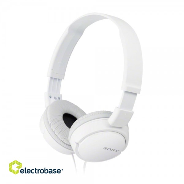 Sony | MDR-ZX110 | Headphones | Headband/On-Ear | White paveikslėlis 4