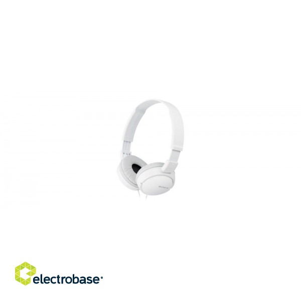 Sony | MDR-ZX110 | Headphones | Headband/On-Ear | White paveikslėlis 7