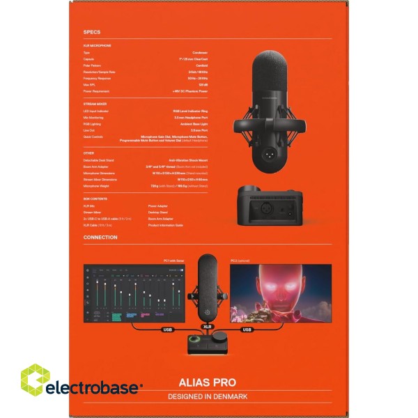 SteelSeries | Gaming Microphone | Alias Pro | Black image 2