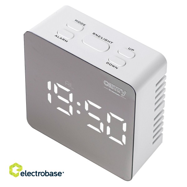 Camry | CR 1150w | Alarm Clock | W | White | Alarm function image 5