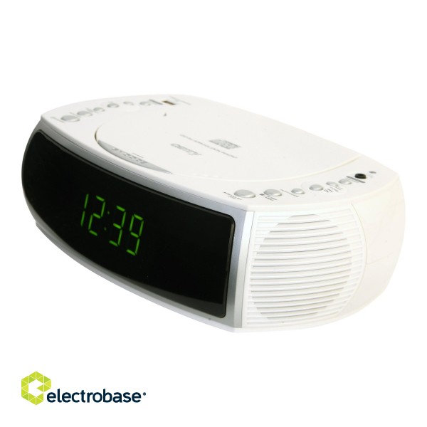 Camry | CR 1150w | Alarm Clock | W | White | Alarm function image 2