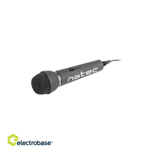 Natec | Microphone | NMI-0776 Adder | Black | Wired image 2