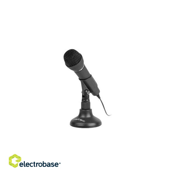 Natec | Microphone | NMI-0776 Adder | Black | Wired image 10