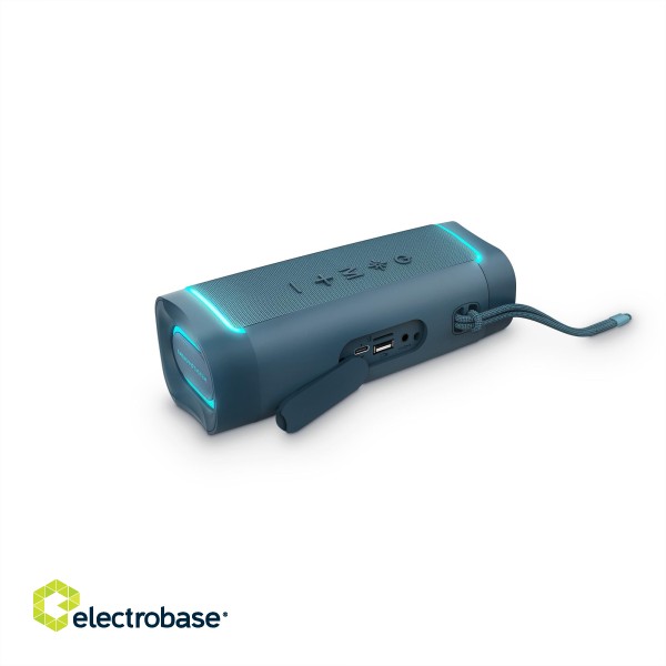 Energy Sistem | Speaker with RGB LED Lights | Nami ECO | 15 W | Waterproof | Bluetooth | Blue | Portable | Wireless connection image 3