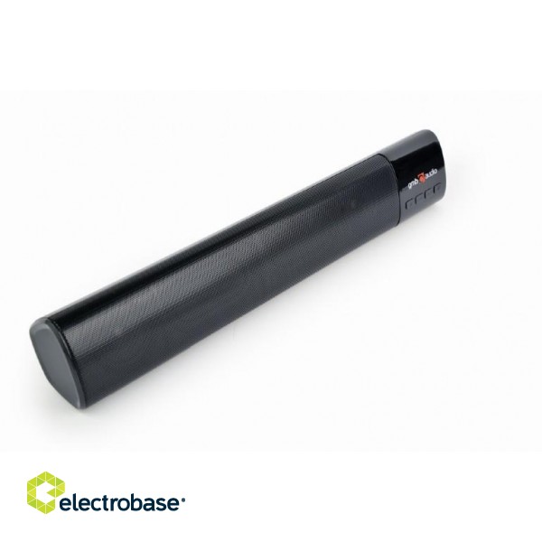 Gembird | Bluetooth soundbar | SPK-BT-BAR400-01 | 2 x 5 W | Bluetooth | Black | Portable | Wireless connection image 3