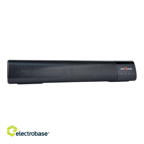 Gembird | Bluetooth soundbar | SPK-BT-BAR400-01 | 2 x 5 W | Bluetooth | Black | Portable | Wireless connection image 6