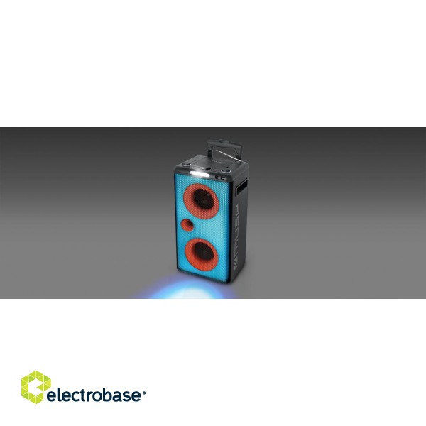 Muse | Party Box Bluetooth Speaker | M-1928 DJ | Yes | 300 W | Bluetooth | Black | NFC | Portable | Wireless connection image 1