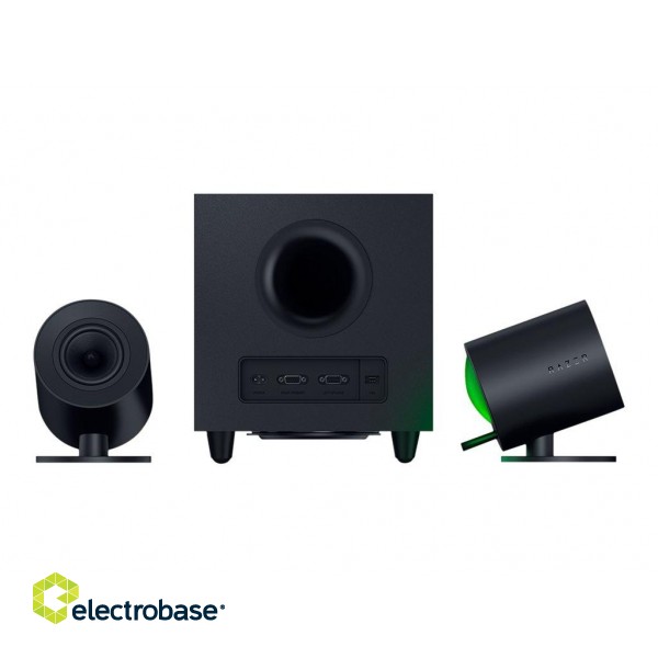 Razer | Gaming Speakers with wired subwoofer | Nommo V2 - 2.1 | Bluetooth | Black image 3