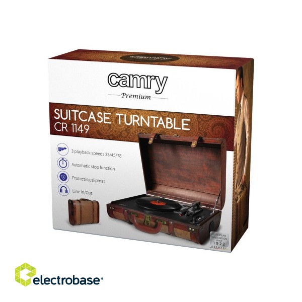 Camry | Turntable suitcase | CR 1149 paveikslėlis 4