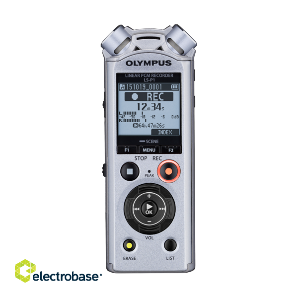 Olympus | LS-P1 | LCD | Stereo | Microphone connection | 96kHz/24bit Linear PCM | Digital paveikslėlis 1