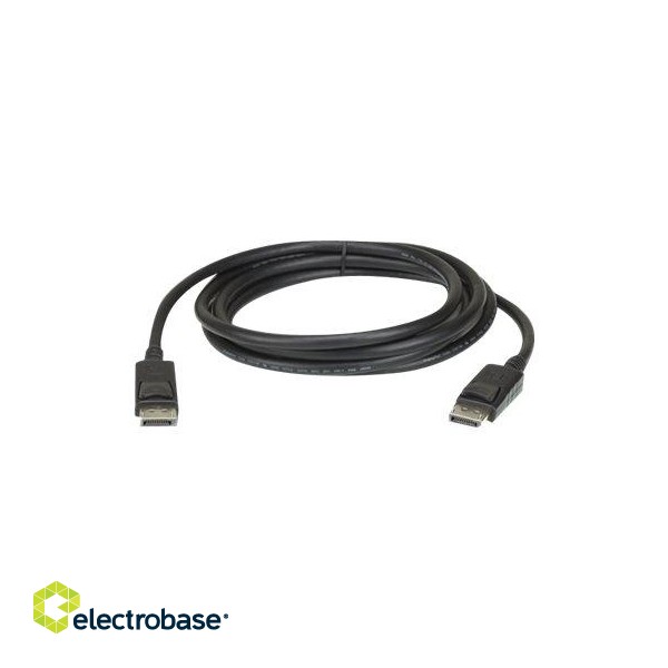 Aten | DisplayPort rev.1.2 Cable | Black | DP to DP | 3 m image 2