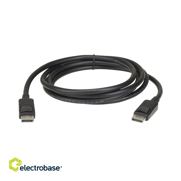 Aten | DisplayPort rev.1.2 Cable | Black | DP to DP | 3 m image 1