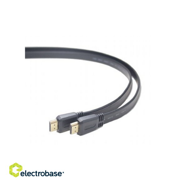Cablexpert | Black | HDMI male-male flat cable | 3 m m image 7