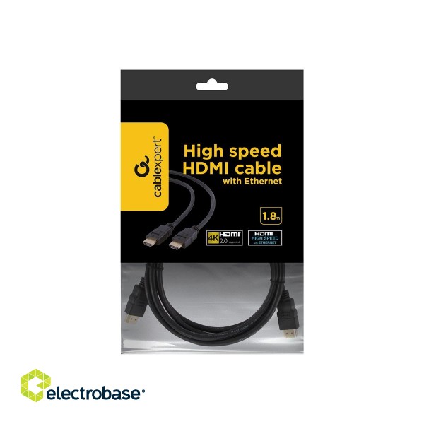 Cablexpert | Black | CC-HDMI4-6 | HDMI to HDMI | 1.8 m image 7