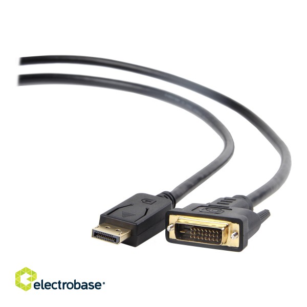 Cablexpert | Adapter cable | DisplayPort | DVI | DP to DVI-D | 1.8 m paveikslėlis 4