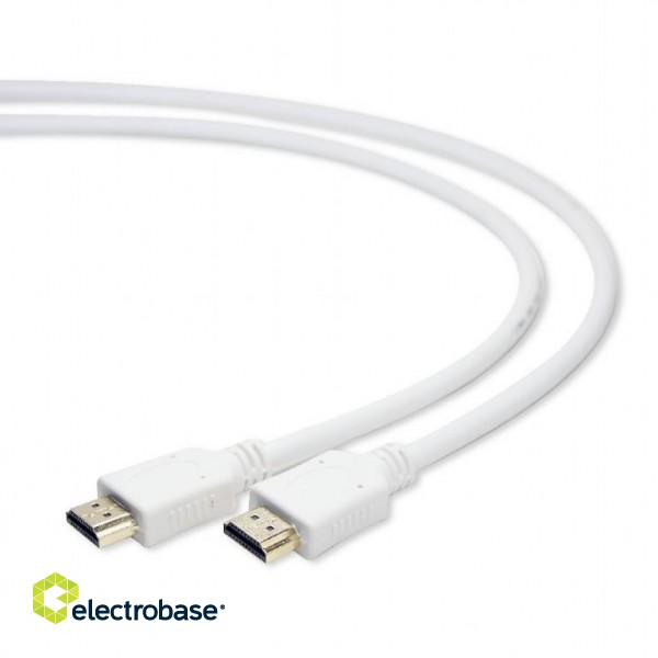 Cablexpert | HDMI male-male cable | White | HDMI male | HDMI male | 1.8 m paveikslėlis 1