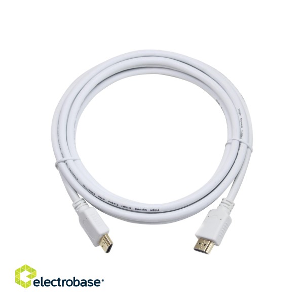 Cablexpert | HDMI male-male cable | White | HDMI male | HDMI male | 1.8 m paveikslėlis 7