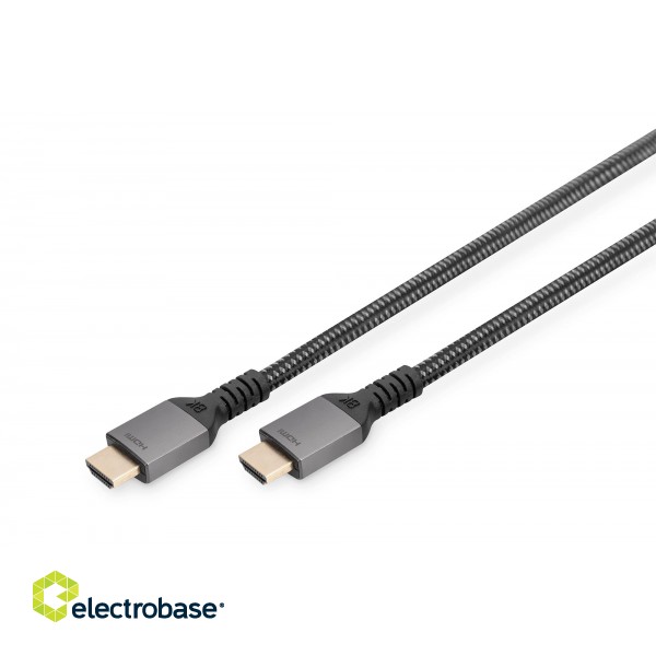 Digitus | 8K PREMIUM HDMI 2.1 Connection Cable | Black | HDMI male (type A) | HDMI male (type A) | HDMI to HDMI | 3 m фото 1