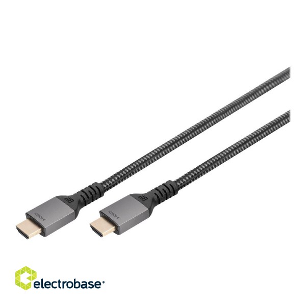 Digitus | 8K PREMIUM HDMI 2.1 Connection Cable | Black | HDMI male (type A) | HDMI male (type A) | HDMI to HDMI | 1 m image 2