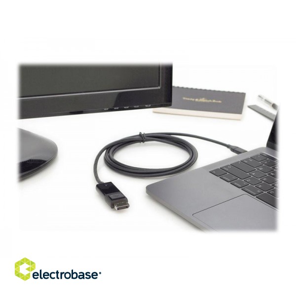 Digitus | USB Type-C adapter cable | USB-C | DisplayPort | USB-C to DP | 2 m image 6