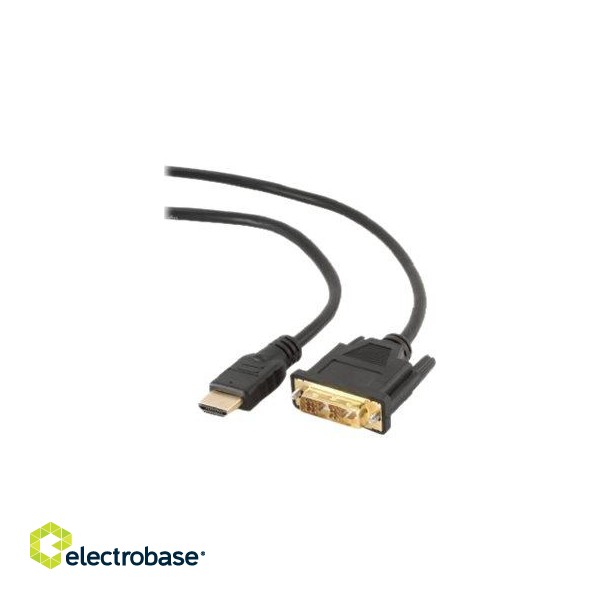 Cablexpert | Black | HDMI to DVI | 3 m image 2