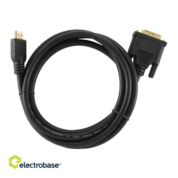 Gembird monitoriaus kabelis HDMI/DVI-DM (18+1) 1.8m | Cablexpert | HDMI to DVI-D | 1.8 m image 2