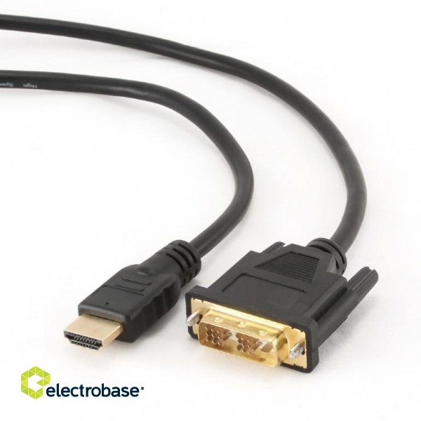 Gembird monitoriaus kabelis HDMI/DVI-DM (18+1) 1.8m | Cablexpert | HDMI to DVI-D | 1.8 m image 3