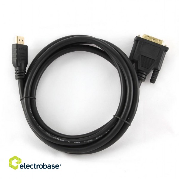 Gembird monitoriaus kabelis HDMI/DVI-DM (18+1) 1.8m | Cablexpert | HDMI to DVI-D | 1.8 m image 5