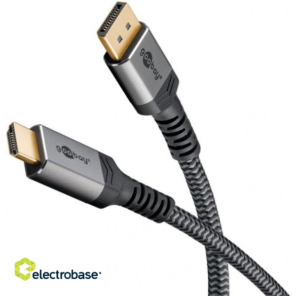 Goobay 65269 Adapter Cable | DisplayPort to HDMI | 2 m image 2