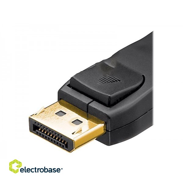 Goobay | Connector Cable 1.2 | Black | Displayport | 3 m paveikslėlis 6