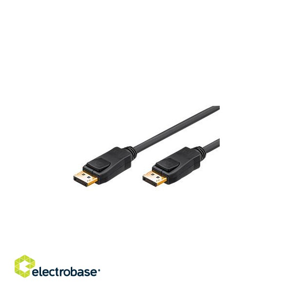 Goobay | Connector Cable 1.2 | Black | Displayport | 3 m paveikslėlis 3
