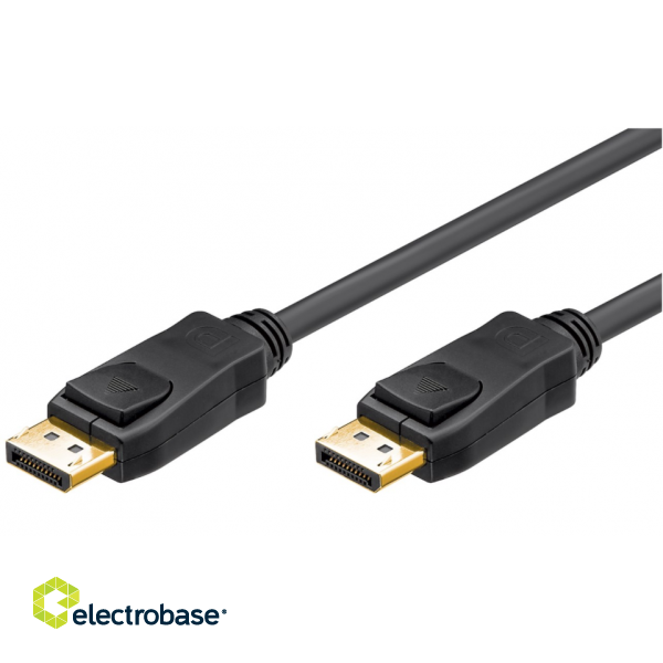 Goobay | DisplayPort cable | Black | DP to DP | 2 m image 1