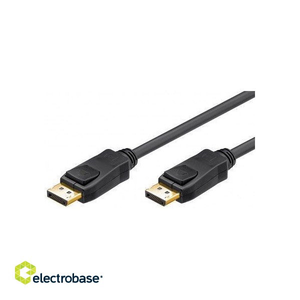 Goobay | DisplayPort connector cable 1.2 | Black | DP to DP | 3 m paveikslėlis 1