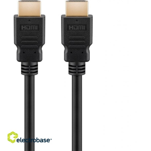 Goobay | High Speed HDMI Cable with Ethernet | Black | HDMI male (type A) | HDMI male (type A) | HDMI to HDMI | 15 m image 2